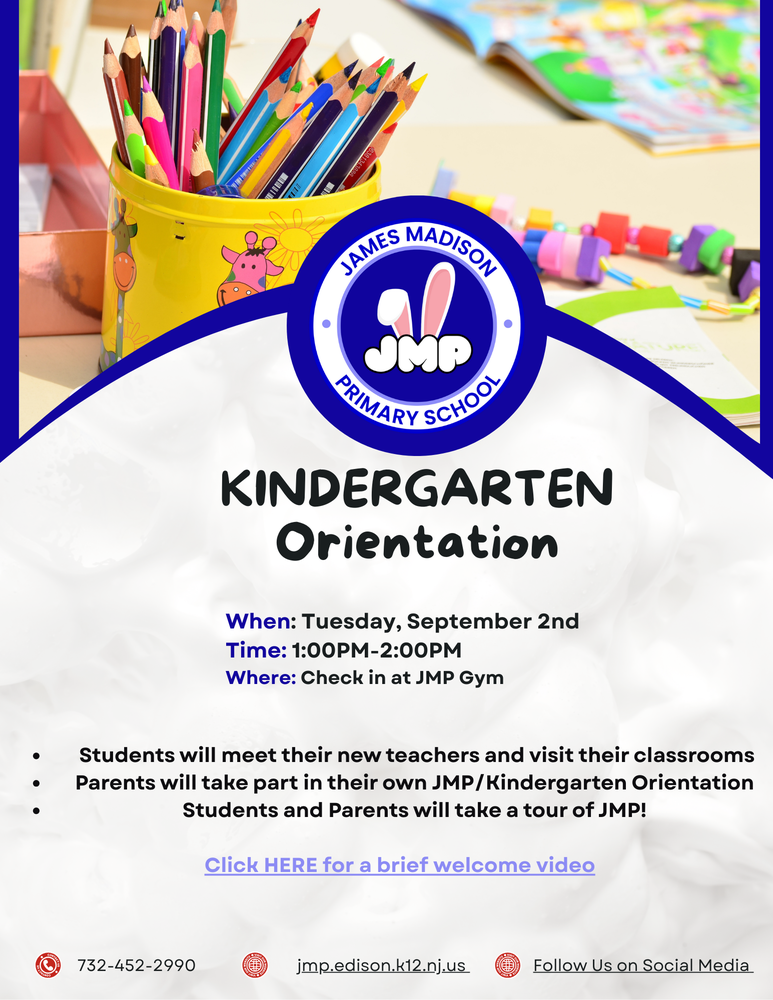 Kindergarten Orientation