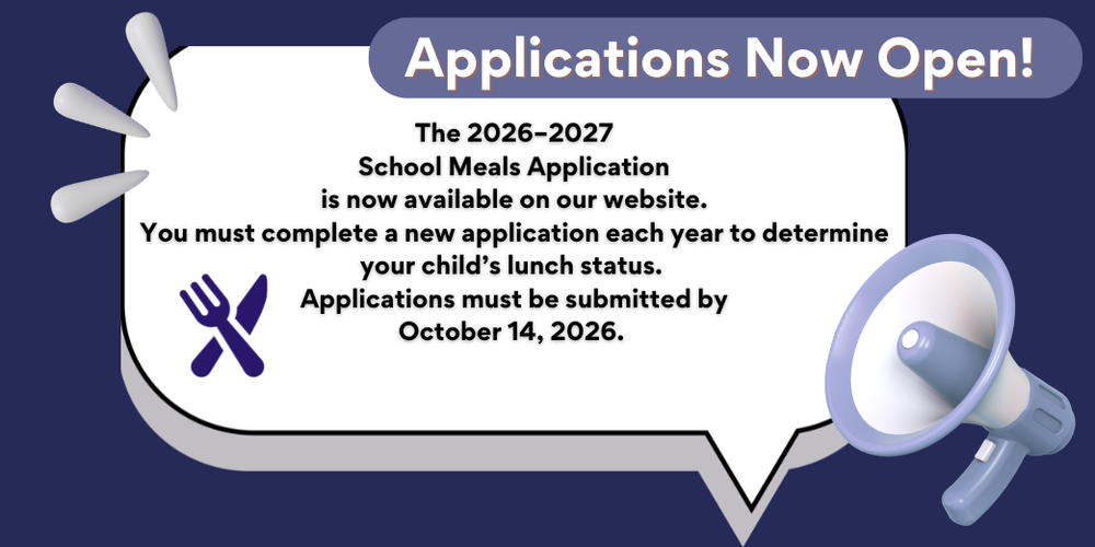 26-27 Free and Reduced Lunch Application Now Open