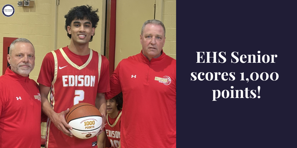 EHS Senior scores 1,000 points basketball