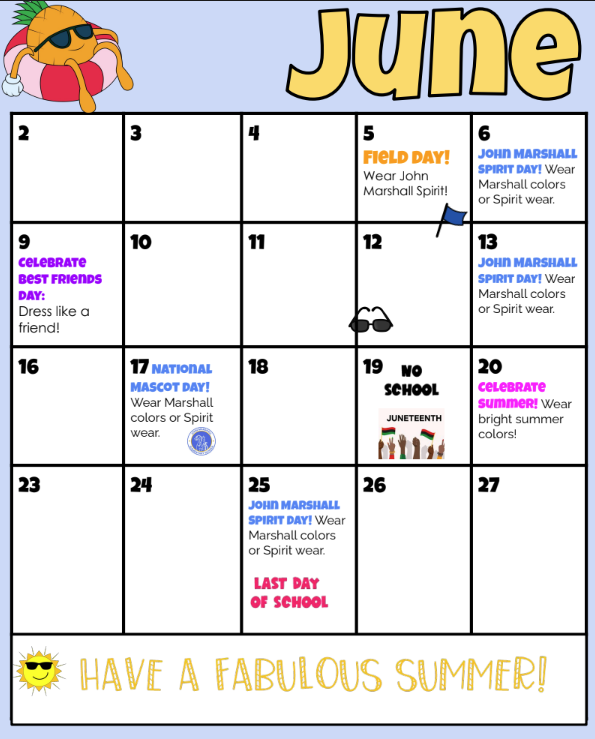 June Calendar
