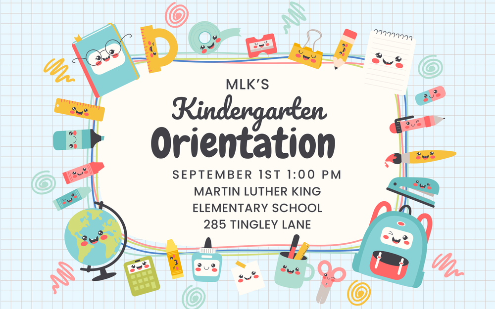 Kindergarten Orientation- September 2nd