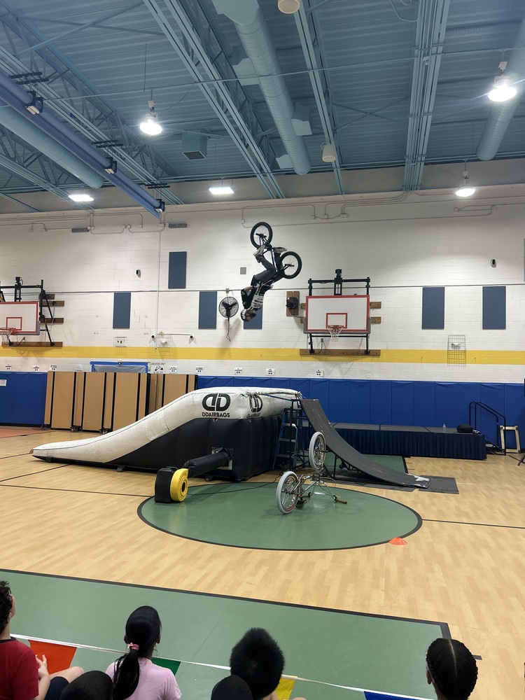 Bikerider doing a trick