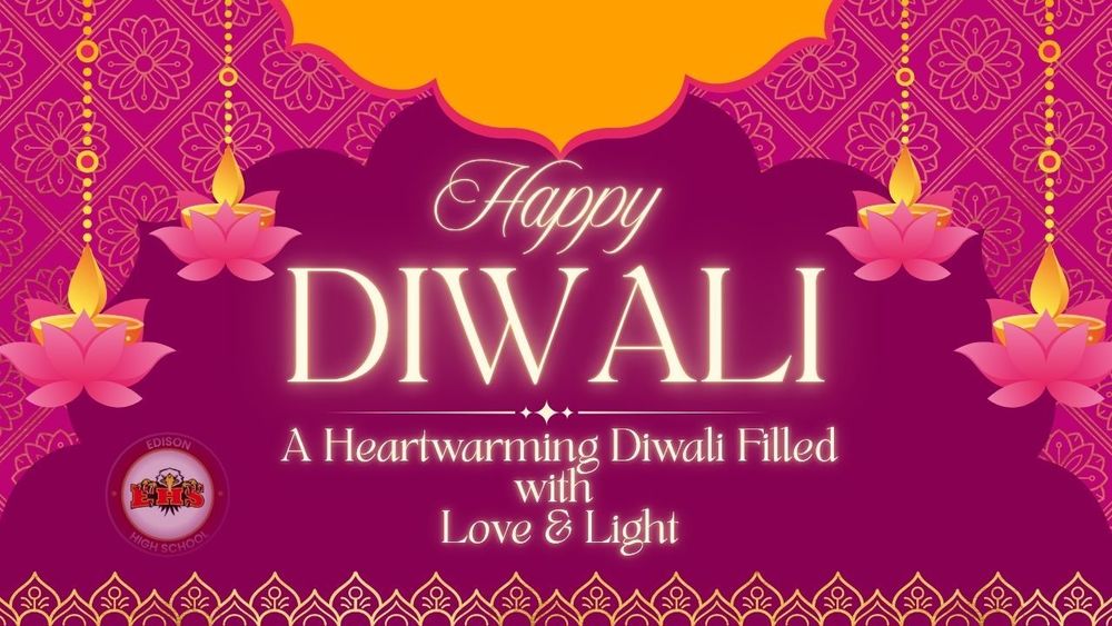 🪔✨ Wishing Our School Community a Bright & Joyous Diwali! ✨🪔 May this season bring you: 🌟 Light to guide your path 💛 Love to fill your days 🎉 Joy to share with others From all of us at EHS, Happy Diwali, and let's continue to shine bright, and support one another.🕯️🌼