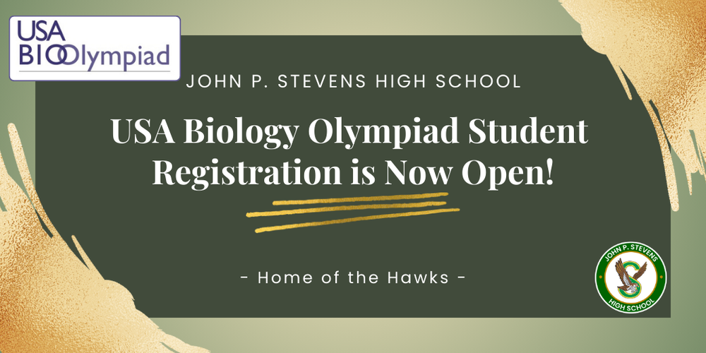 JPS HS / USA Biology Olympiad Student  Registration is Now Open! / Home of the Hawks