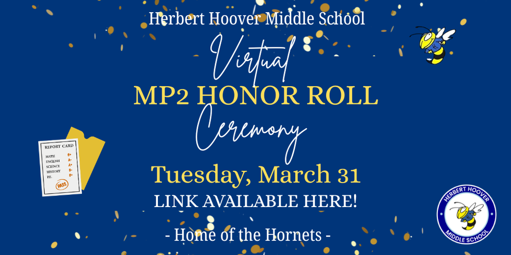 Virtual MP2 Honor Roll Ceremony Link - Tuesday, March 31