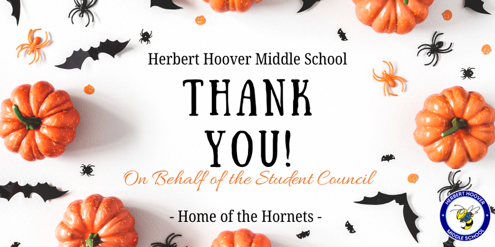 Thank you on behalf of the student council