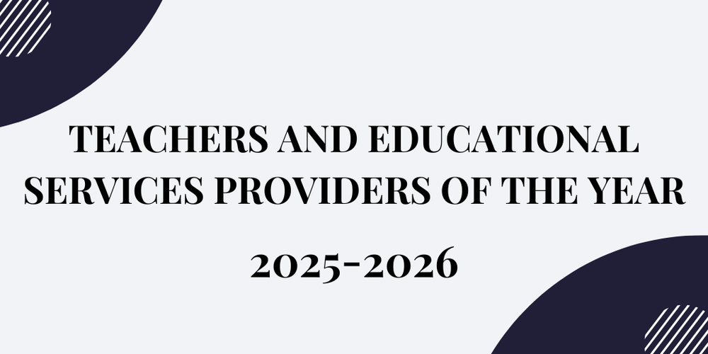 Teachers and Educational Services providers of the year