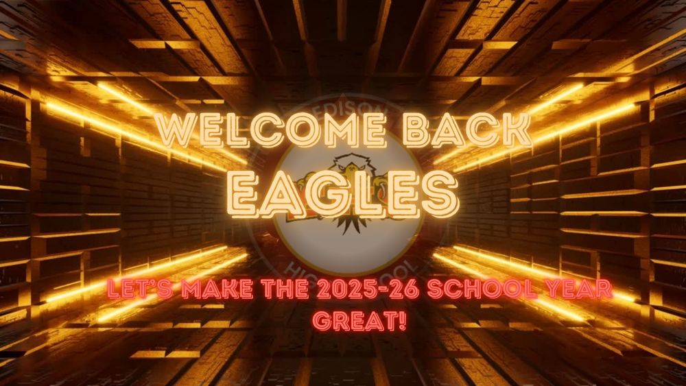 The hallways are buzzing, the classrooms are prepped, and the excitement is in the air.  As we step into a brand-new academic year, we’re thrilled to reunite with familiar faces and greet new ones joining our Edison family.  This year promises fresh opportunities to grow, connect, and shine. Whether you're diving into new subjects, joining a club, competing on the field, or leading in the classroom, we know you’ll bring your best, and we’re here to cheer you on every step of the way.  Let’s make this year unforgettable, filled with curiosity, kindness, and courage. Here's to the laughter in the lunchroom, the breakthroughs in the classroom, and the memories we’ll create together.  📸 Don’t forget to follow us on social media for highlights, celebrations, and behind-the-scenes moments all year long!