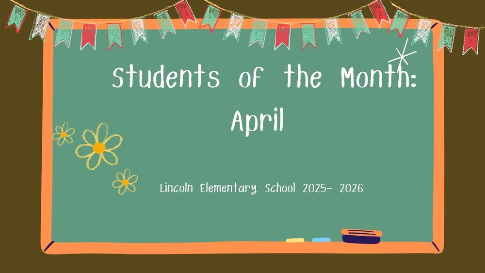 Student of the Month - April