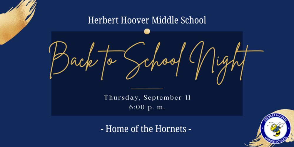 Backt o school night is thursday, september 11 starting at 6:00 PM
