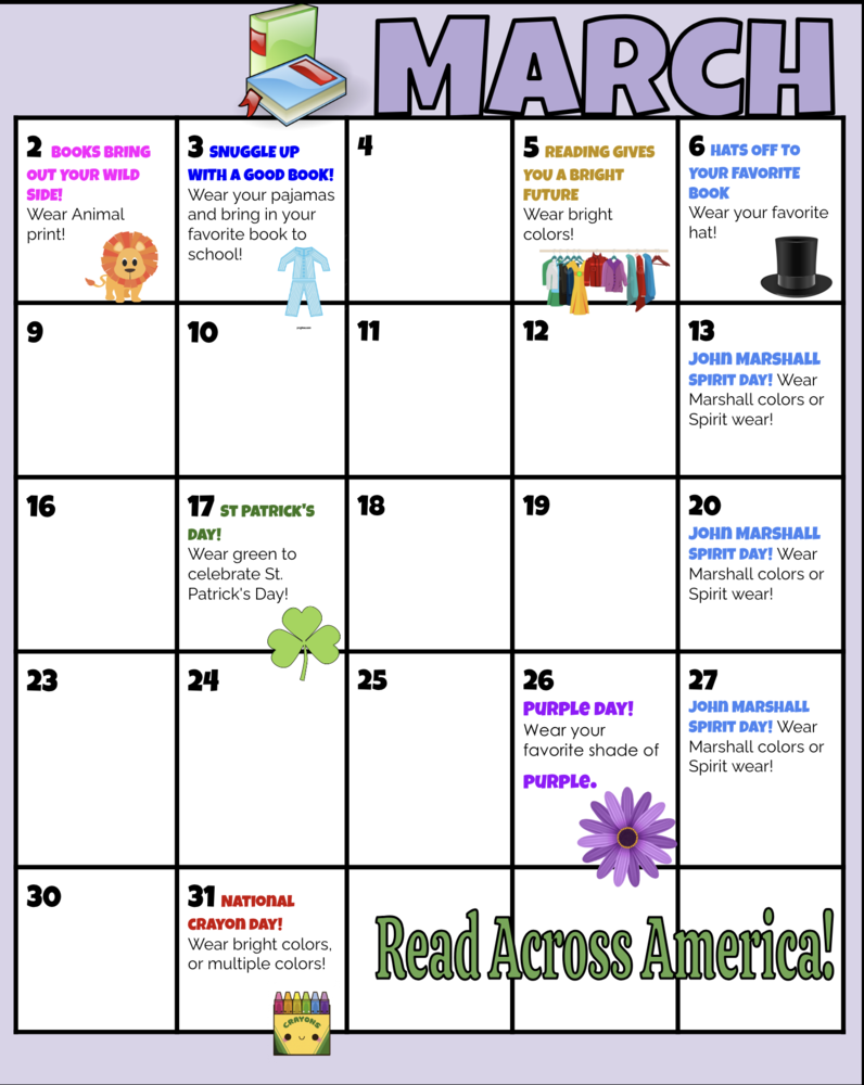 March Calendar