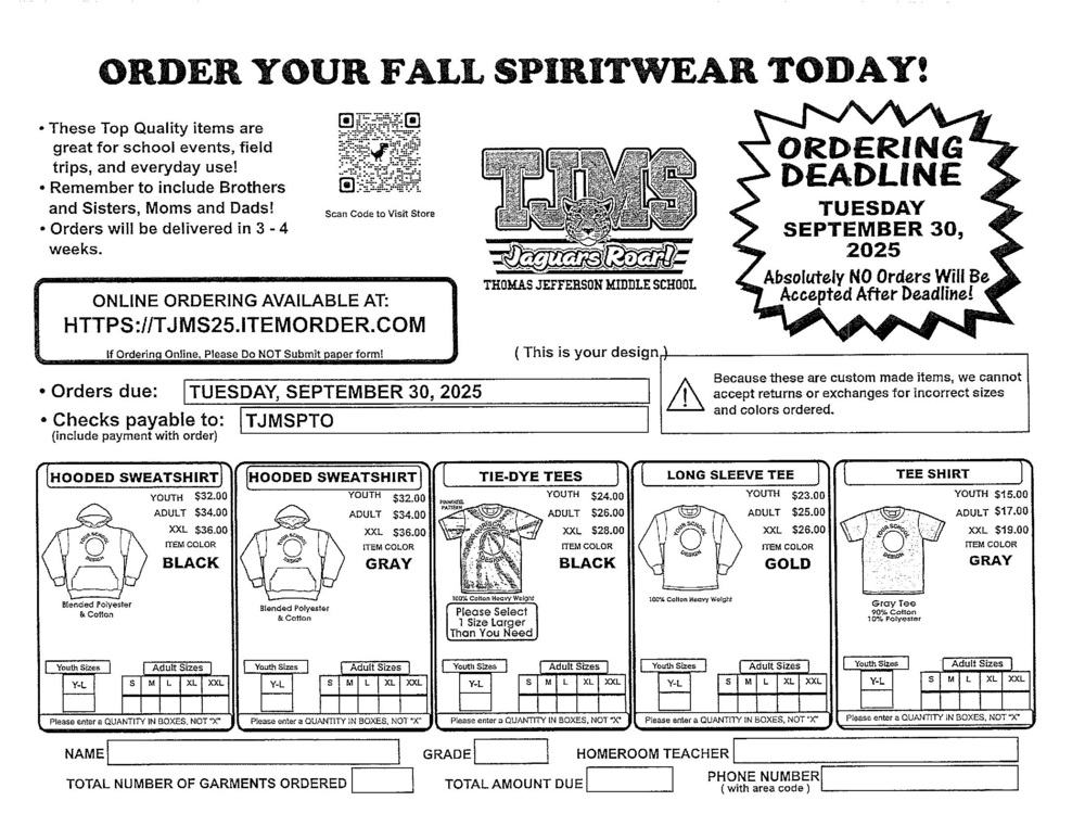 Spirit Wear