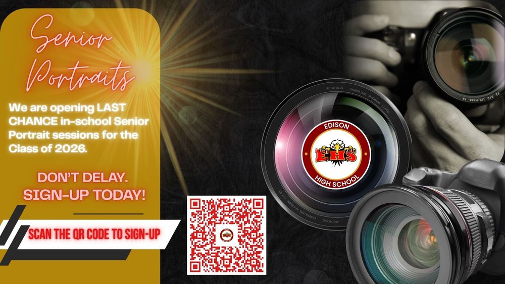 Missed your senior photo session? You're in luck—this is your FINAL opportunity to get those iconic portraits taken! ✅ Use the QR code to sign up ⏳ Spots are limited 🚫 No extensions—this is it! ✨ Don't miss your moment. 📅 DON'T DELAY. SIGN UP TODAY! #SeniorPortraits #ClassOf2025 #LastChance #CaptureTheMoment #HighSchoolMemories