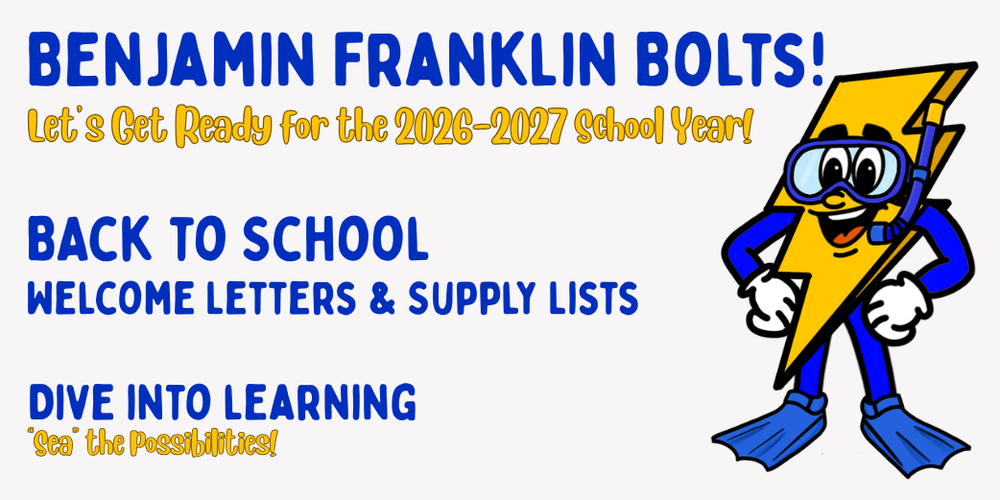 Welcome Letters and Supply Lists for 2026-27