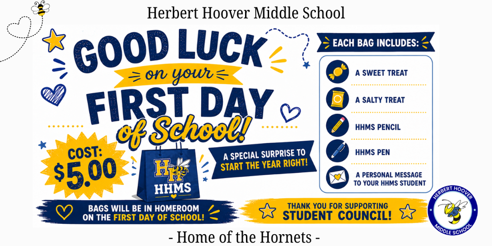 Good Luck on your first day of school bags cost $5.00