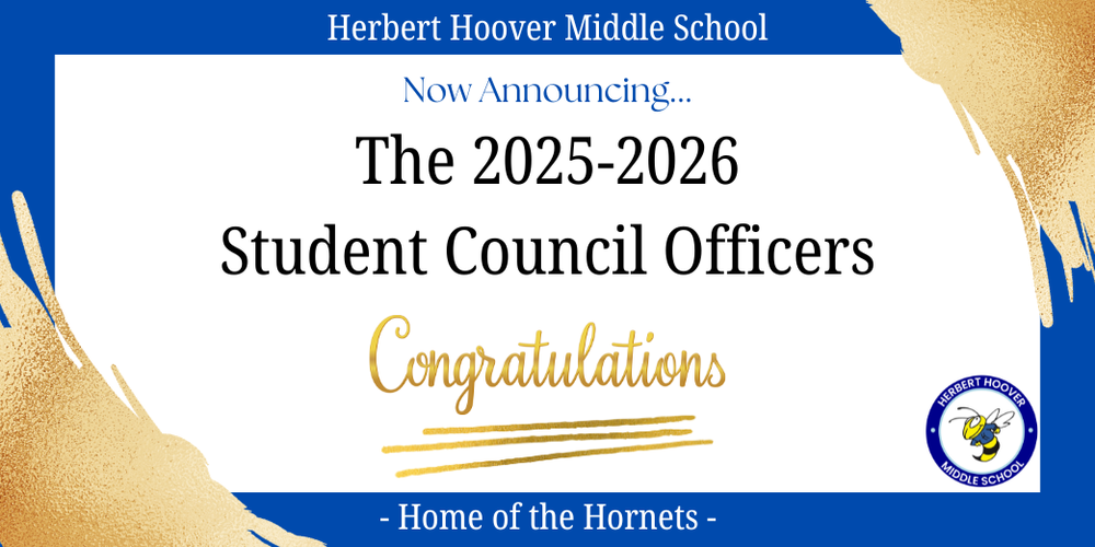 now announcing the 2025-2026 student council officers