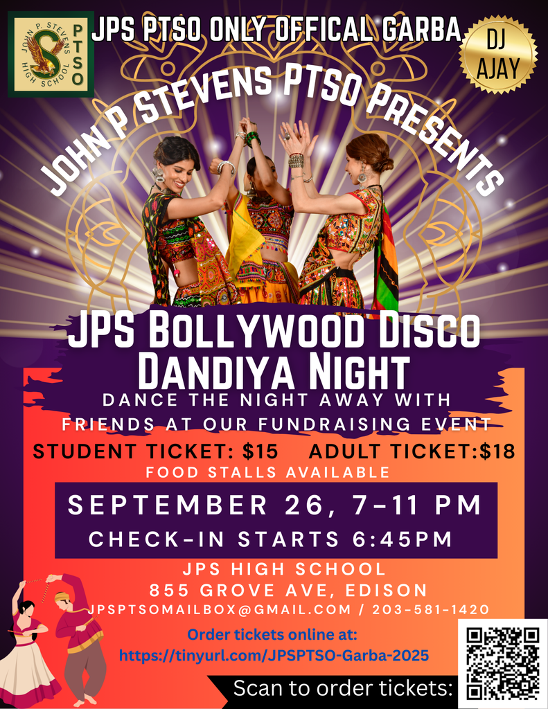 JPS BOLLYWOOD DISCO DANDIYA NIGHT flyer