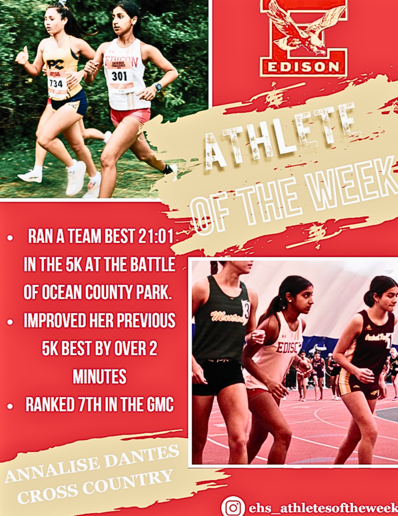 🎉🏆 Congrats to Annalise Dantes! 🏆🎉 Annalise is our Week 1 Fall Athlete of the Week! #AthleteOfTheWeek #FallSports #GoAnnalise