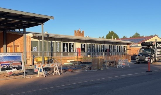 Front of Building construction