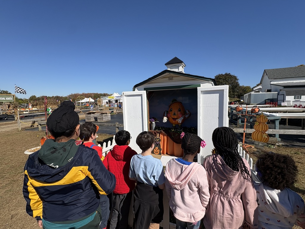 Students at the farm