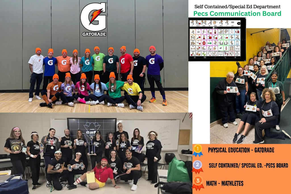 Halloween Winners - Phys Ed, Special Ed, Math