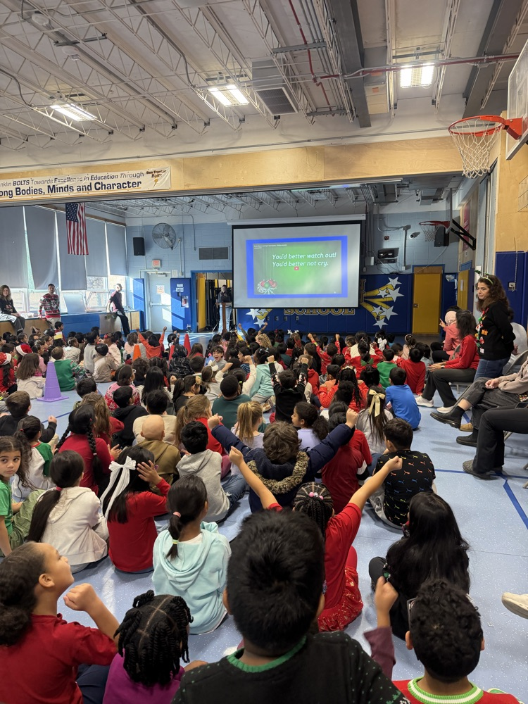 students at the winter singalong 