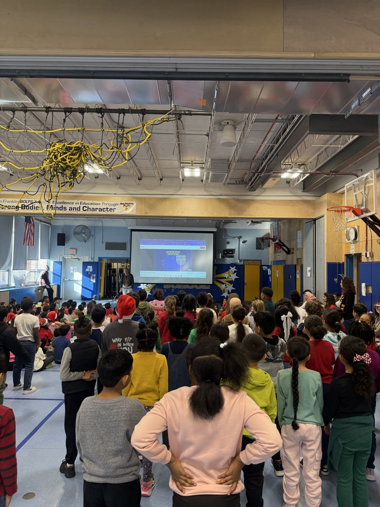 students at the winter singalong 