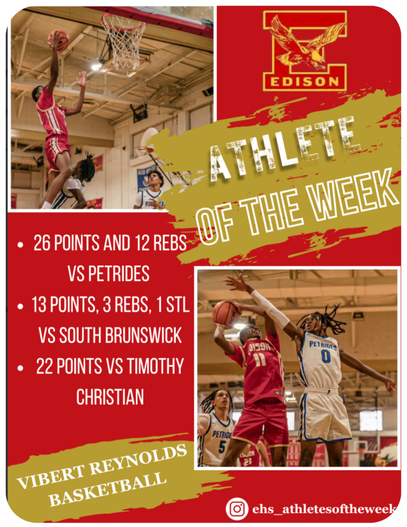 🎉🏆 Congrats to Vibert Reynolds! 🏆🎉 Vibert is our Week 1 Winter Athlete of the Week! #AthleteOfTheWeek #WinterSports #GoVibert