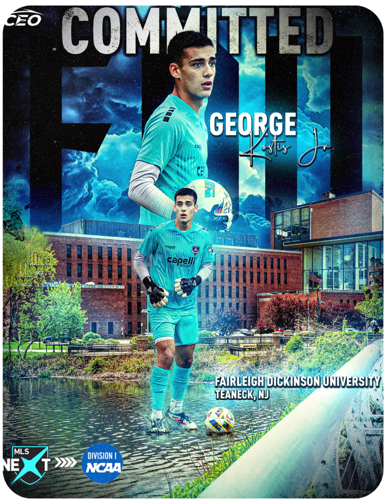 THE DREAM IS REAL! β½οΈπ₯ A massive congratulations to George Kostis on his official commitment to play Division I soccer at Fairleigh Dickinson University - Teaneck! π‘οΈβ½οΈ The Knights just got a major addition to the roster. Canβt wait to see what you do in the NEC, George! βοΈ #FDU #KnightNation #FDUSoccer #Division1 #CollegeBound #JerseySoccer #StudentAthlete
