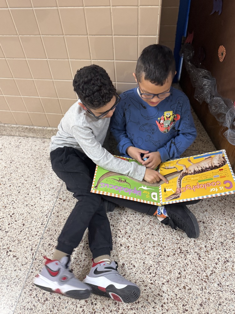 buddies reading together