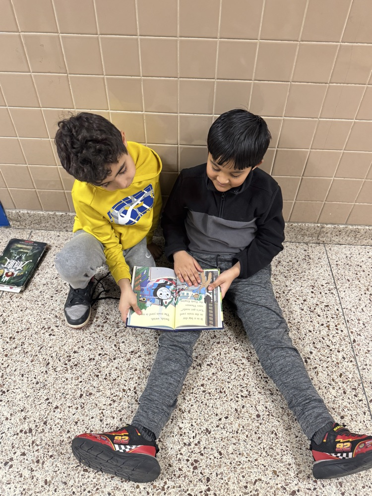 buddies reading together