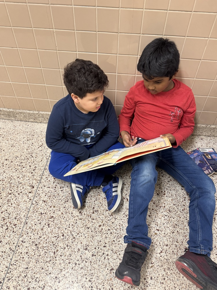 buddies reading together