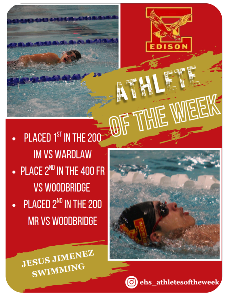 ππ Congrats to Jesus Jimenez! ππ Jesus is our Week 5 Winter Athlete of the Week! #AthleteOfTheWeek #WinterSports #GOJESUS