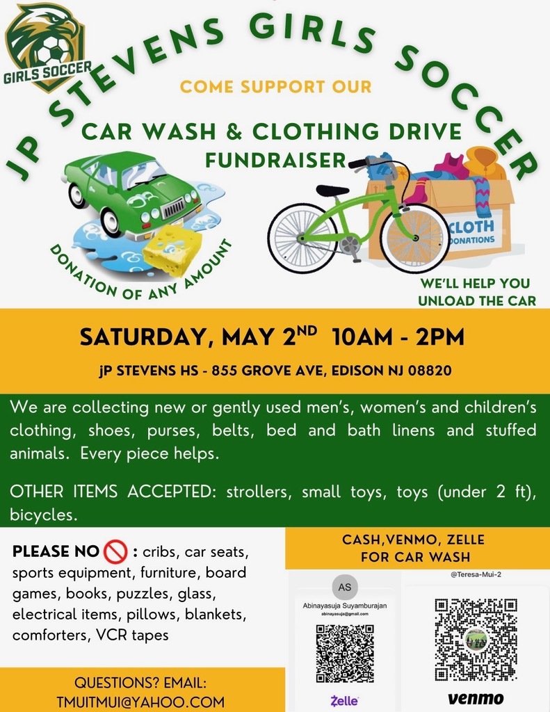 JPS Girls Soccer - Car Wash - SATURDAY