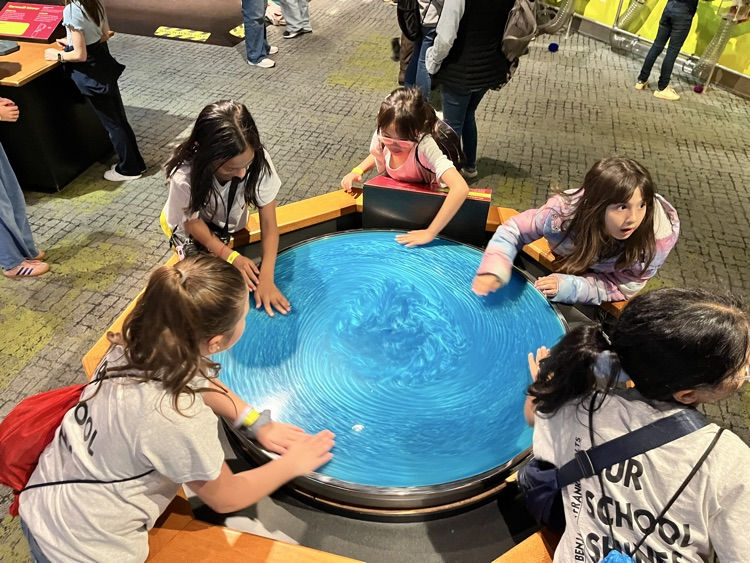 students at hands on experiences 