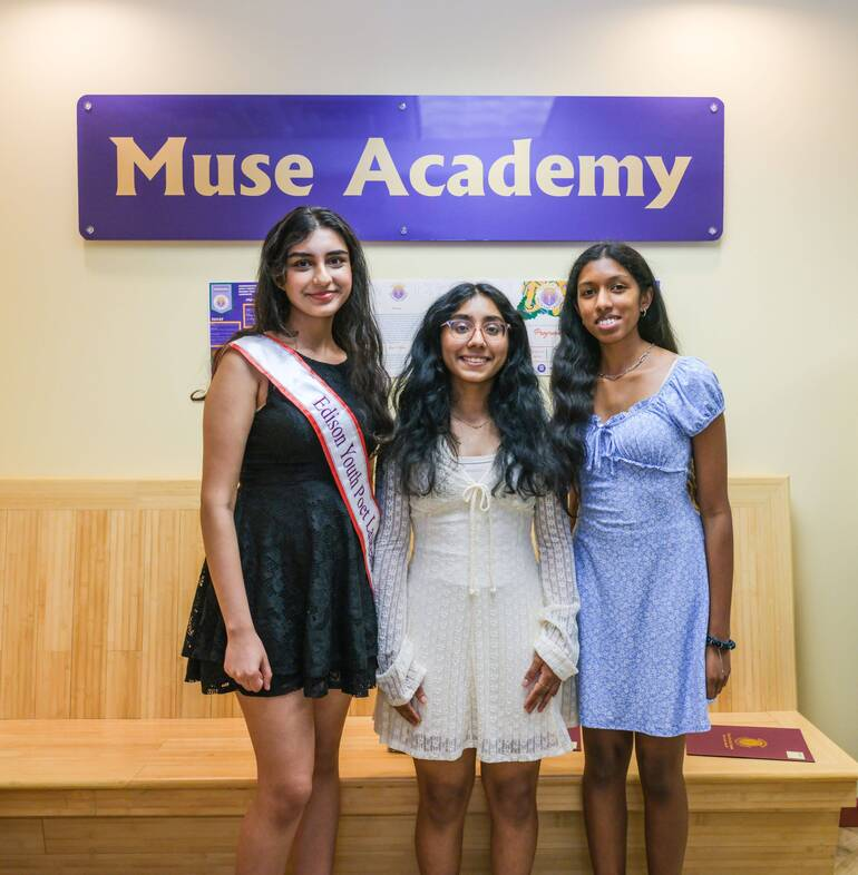 JP Stevens student Nitya Wahi was named 2026-2027 Edison Youth Poet Laureate and will compete at the Regional and National Youth Poet Laureate Competition! Other finalists include Nihara Binil and Srinidhi Drakshapelli (all three are JPS students). Congratulations Nitya!