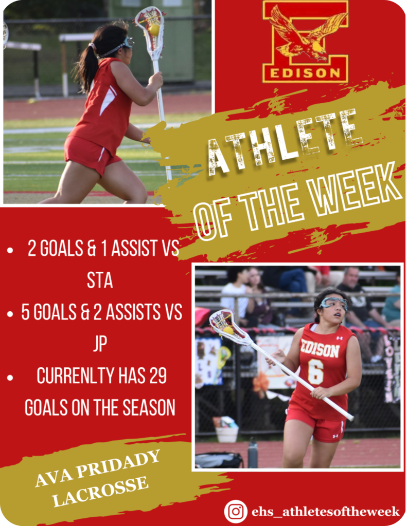 🎉🏆 Congrats to Ava Pridady! 🏆🎉 Ava is our Week 5 Spring Athlete of the Week! #AthleteOfTheWeek #SpringSports #GOAva