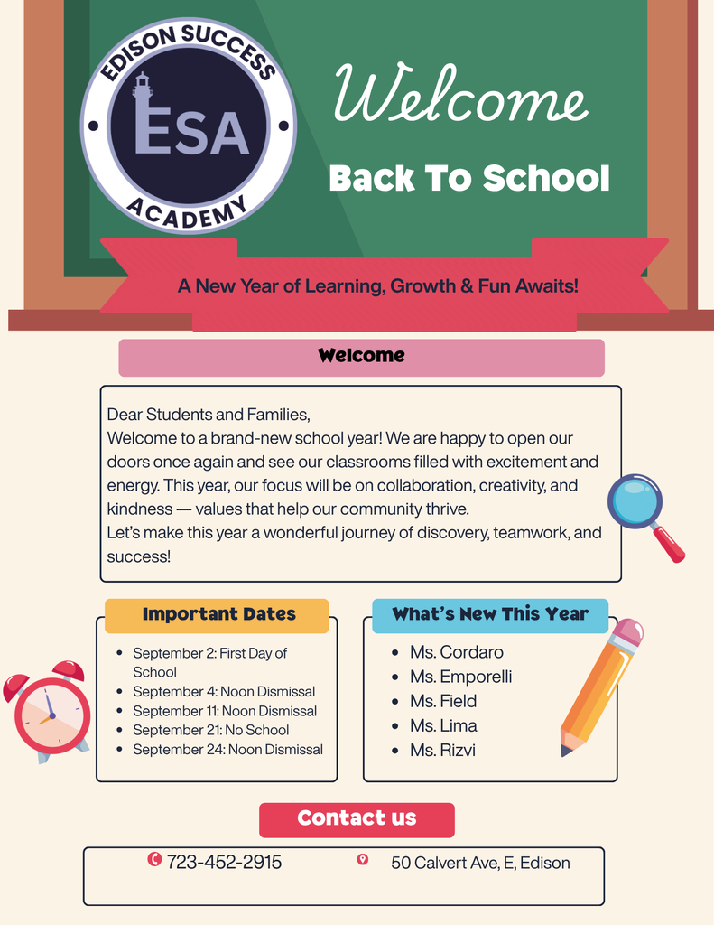 Welcome back to school!