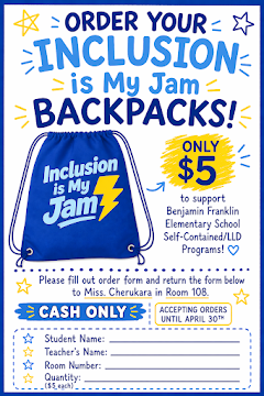Inclusion Backpacks Order Form