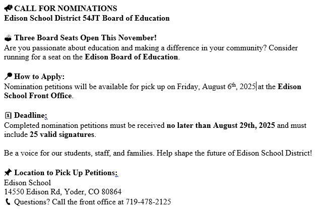 Call for nominations flyer 