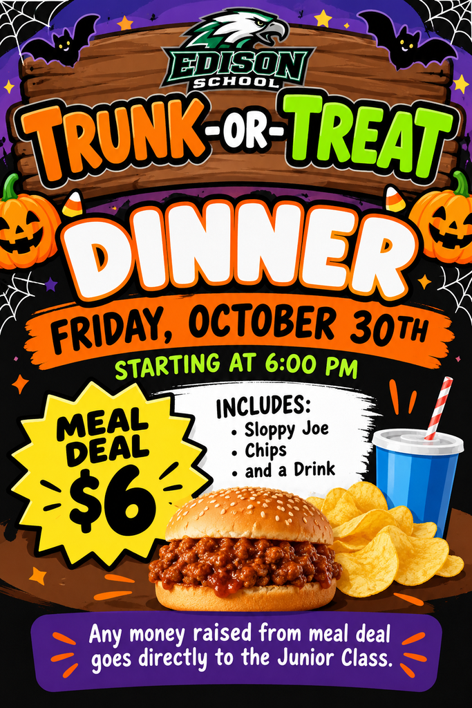 Trunk-or-Treat dinner flyer