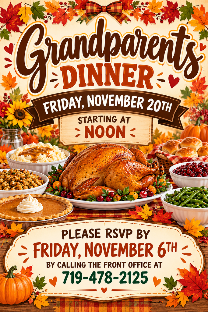 Grandparents dinner flyer