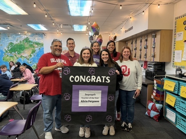 Alicia Fergason wins Teacher of the Year!