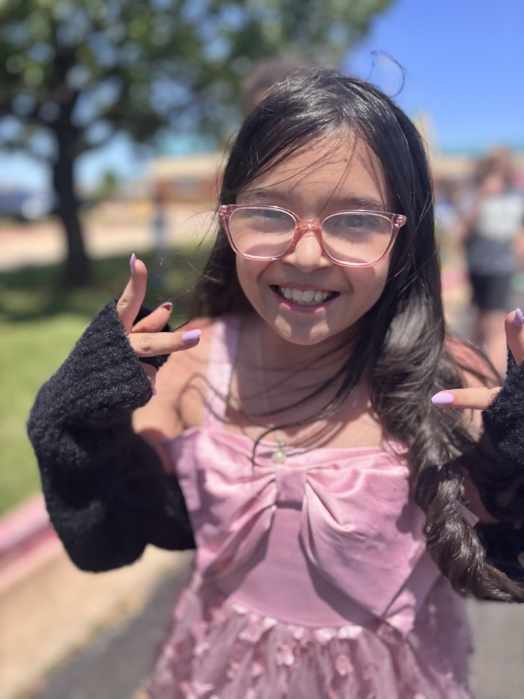 fifth grader during graduation clap out 