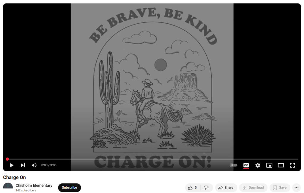 Be Brave, Be Kind, Charge On!