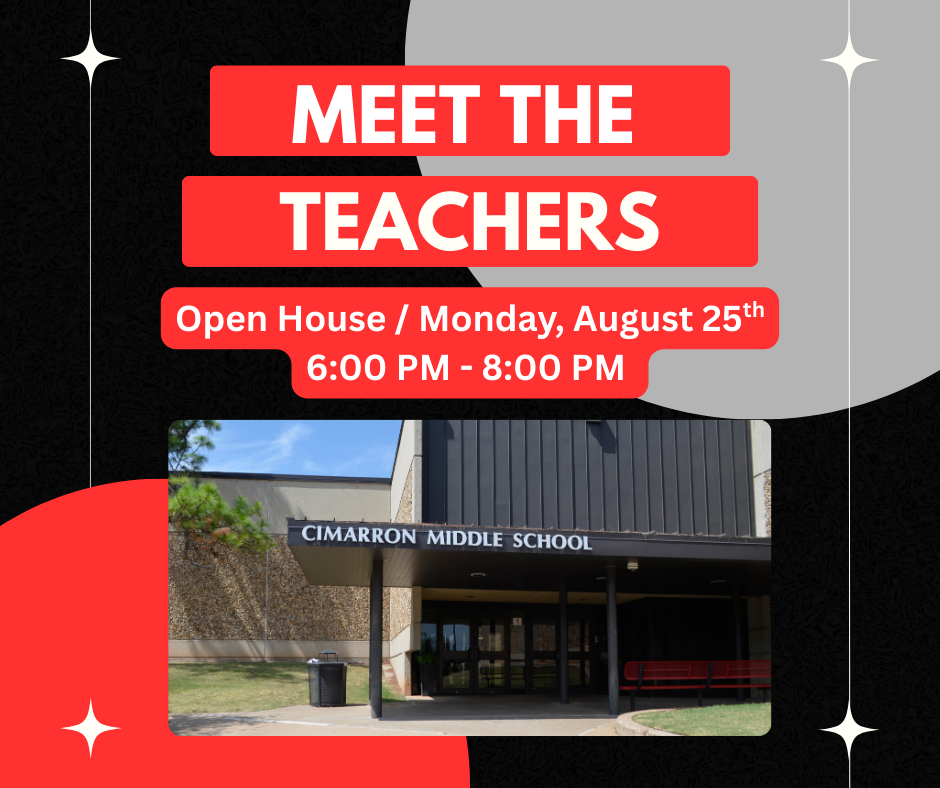 Meet The Teachers, Open House Monday August 25th 6-8 PM