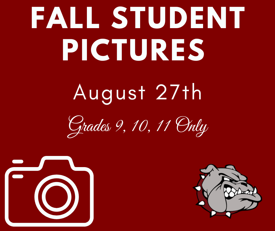 Fall picture day- August 27th