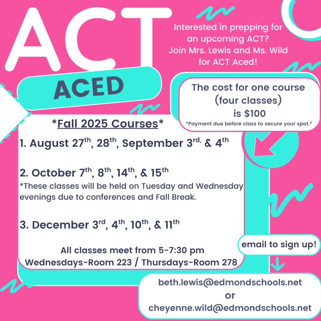ACT Prep course info