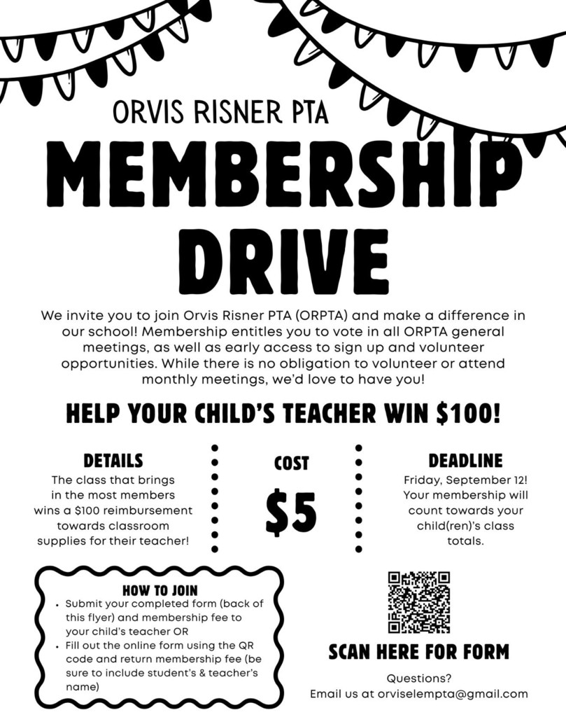 PTA Membership Drive