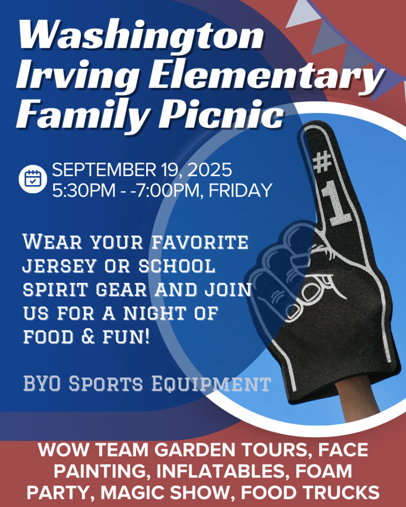 WI Family Picnic is Friday, September 19 from 5:30-7:00pm